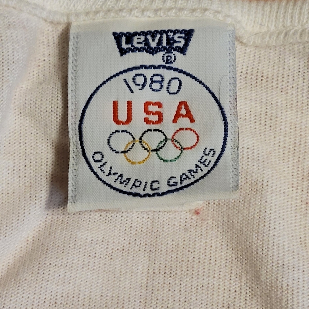 Vintage 1980 Olympic tank top